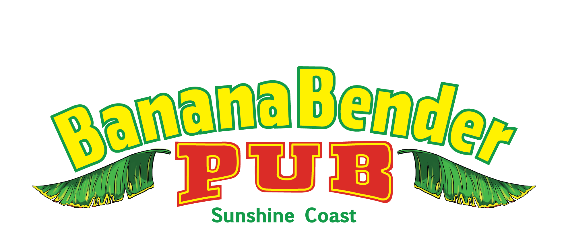 AUW30551_Banana_Bender_Wordmark(Realistic Leaves)